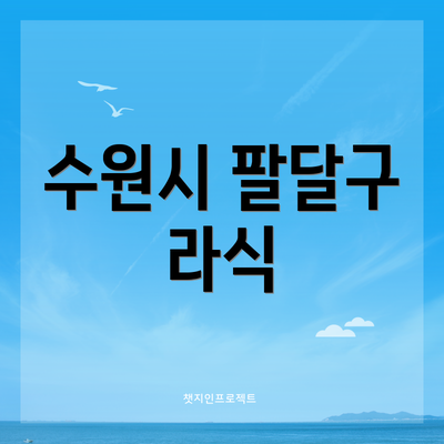 수원시 팔달구 라식